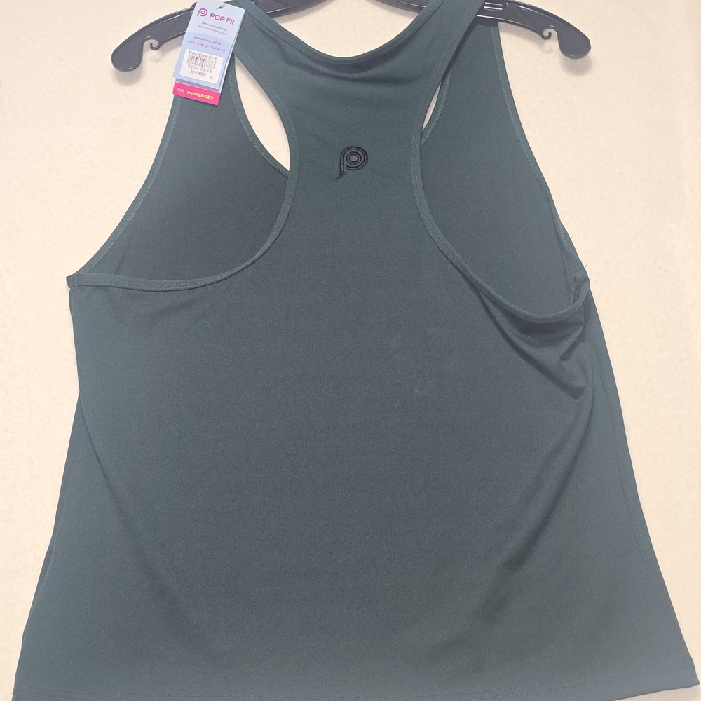 POP Fit Racerback Tank Top - Picture 2 of 4